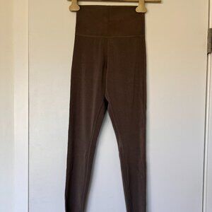 Oshyo Compressive waist control clean ankle-length leggings